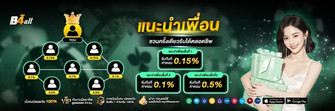 B4ALL คาสิโนแนวหน้าของไทย รวมทุกการเล่นครบวงจร ระบบออโตทันใจ